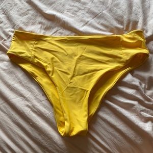 Yellow swim bottoms